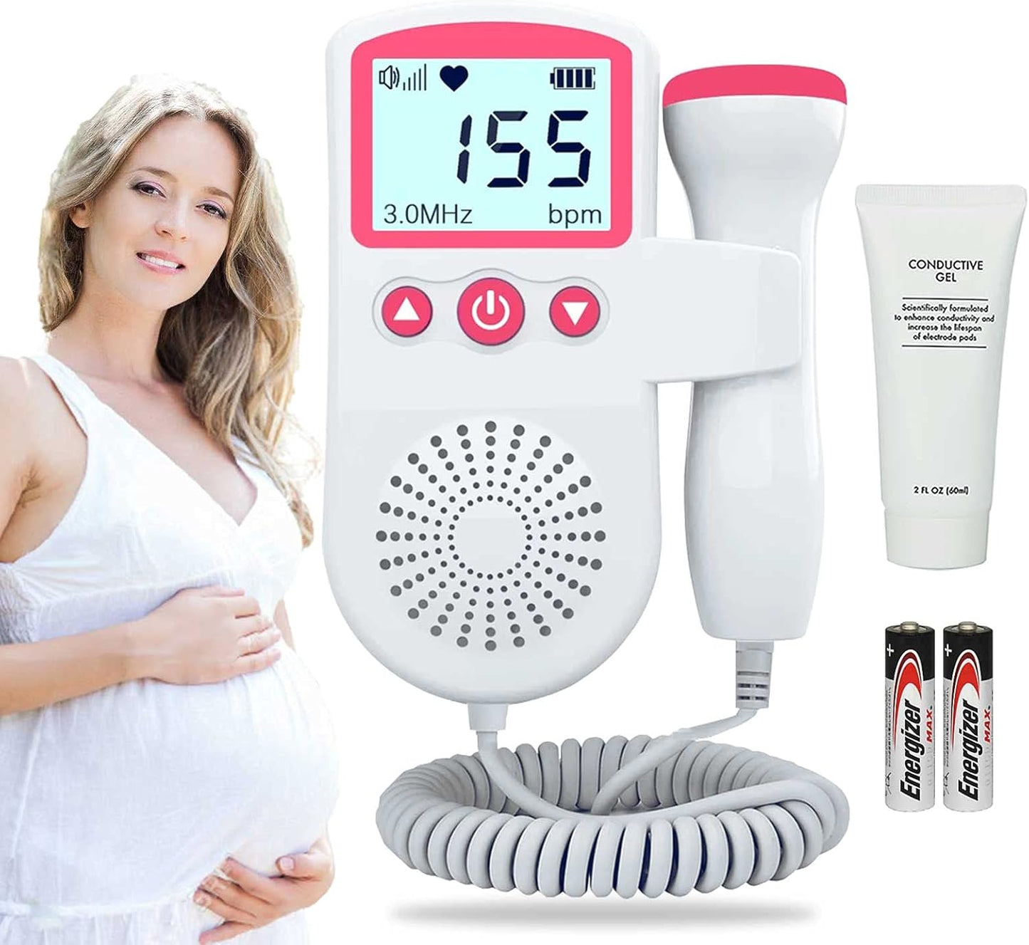 Le Véritable Écouteur Fœtal Premium 💖 (+ Guide 'Grossesse Sereine' Inclus)
