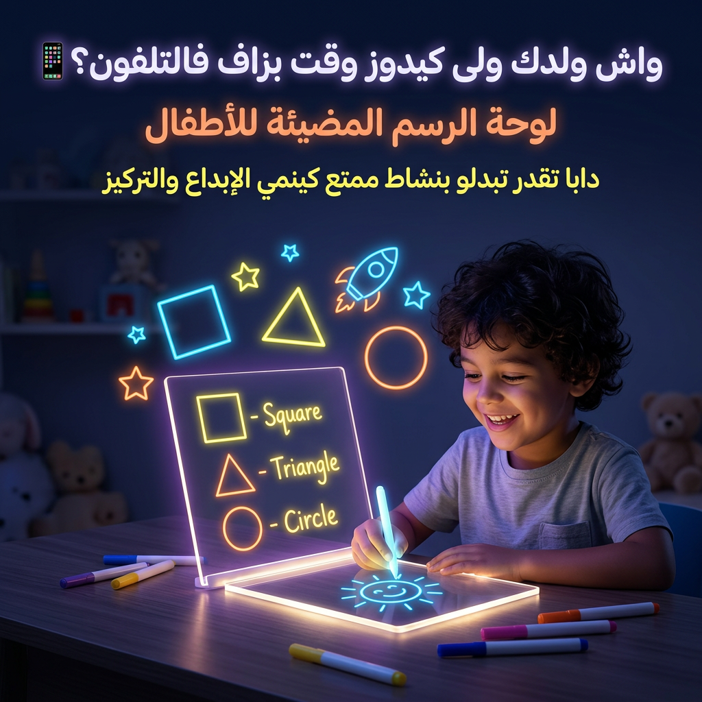 الفرحة فاش كتشوف ولدك كيبدع ويفكر، حسن بألف مرة من الجلوس ديالو قدام التليفون...